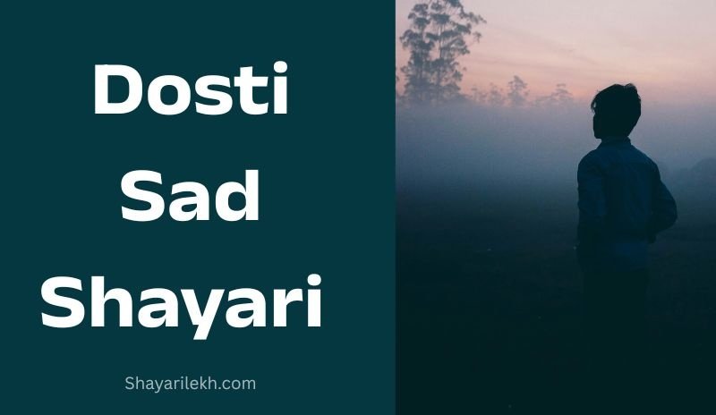 Sad Friendship Shayari