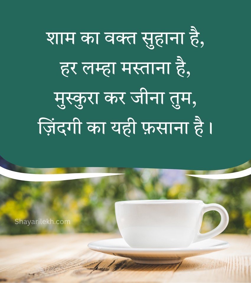 Good Evening Love Shayari for Him