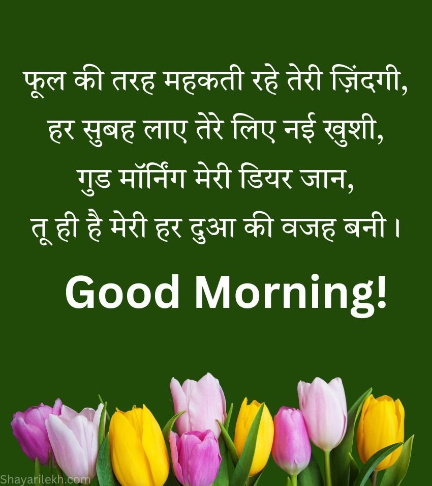 Touching Good Morning Shayari for Him