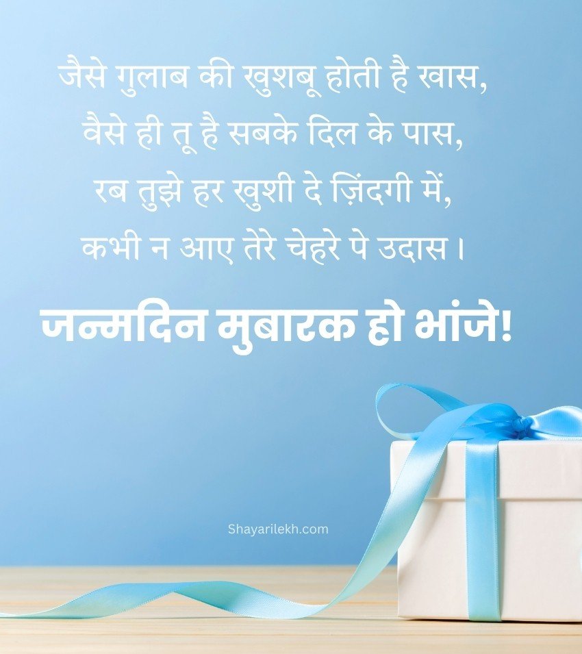 Happy Birthday Wishes for Nephew in Hindi