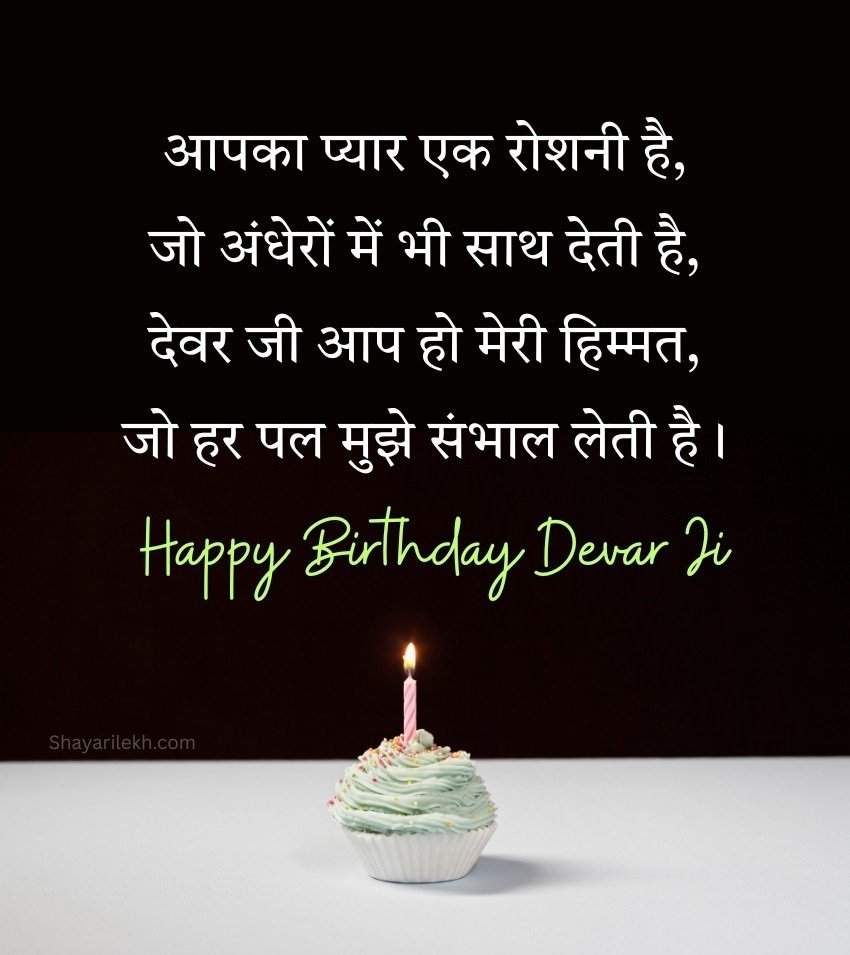 Best Blessing Birthday Wishes for Devar in Hindi