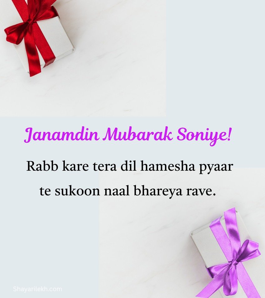 Heart Touching Punjabi Birthday Wishes For Girlfriend