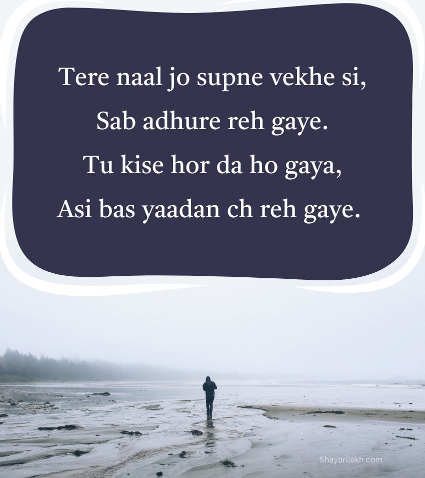 Emotional Shayari in Desi Punjabi for Status