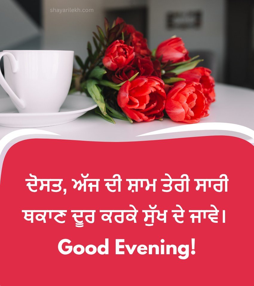 Good Evening Wishes In Punjabi
