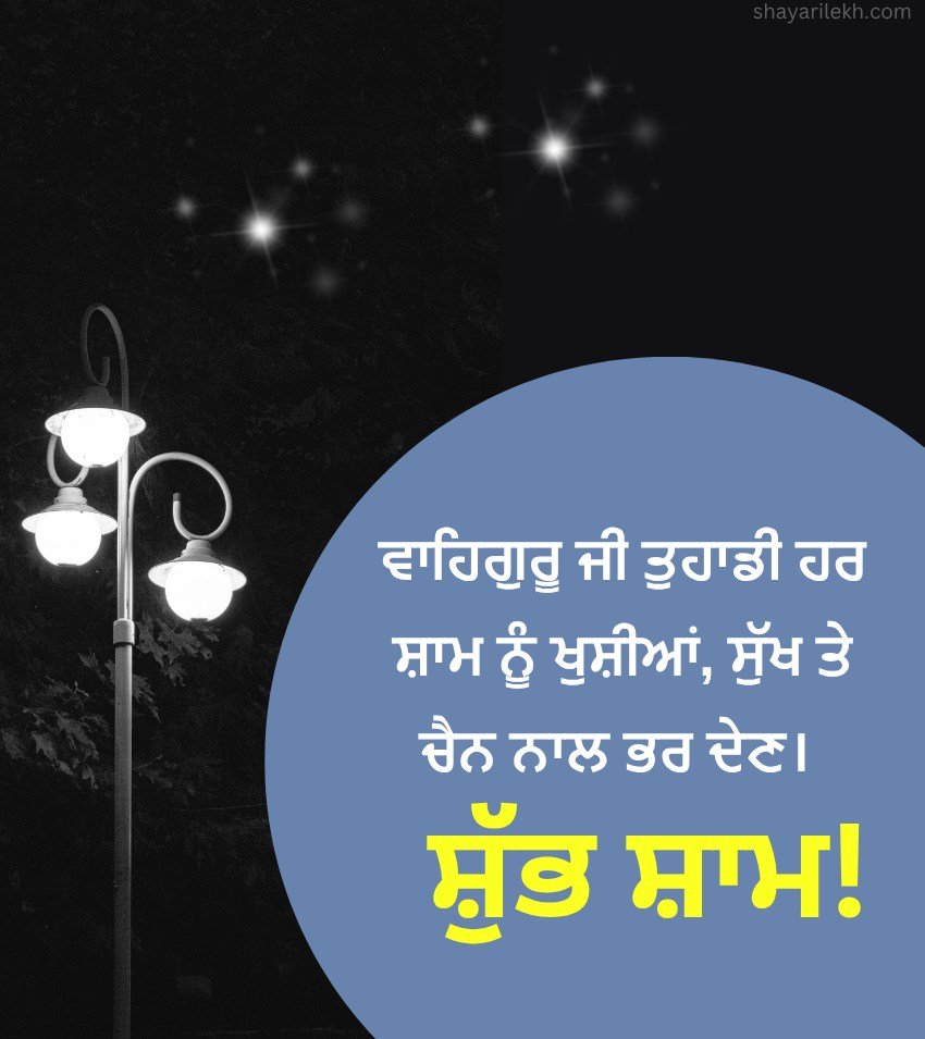 Romantic Punjabi Good Evening Messages For Love