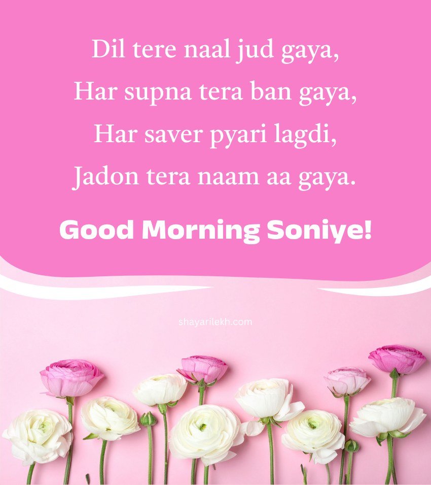 Romantic Punjabi Good Morning Wishes for Girlfriend