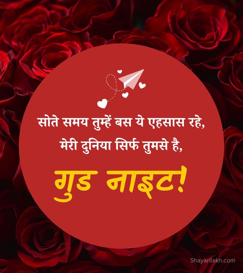 Good Night Love Photos In Hindi For Him