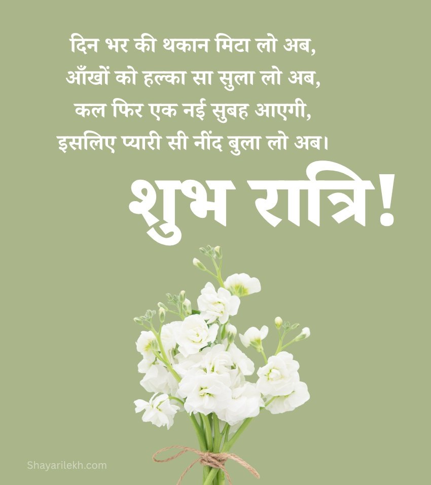 Emotional Good Night Shayari In Hindi Text