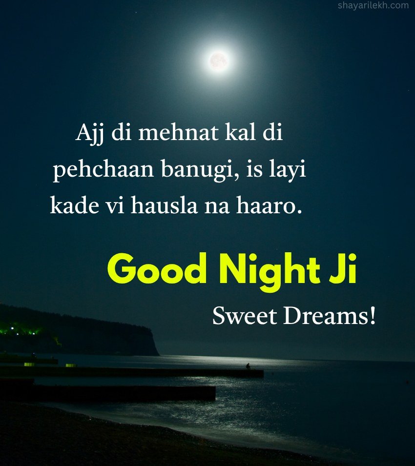 Latest Punjabi Good Night Status Images
