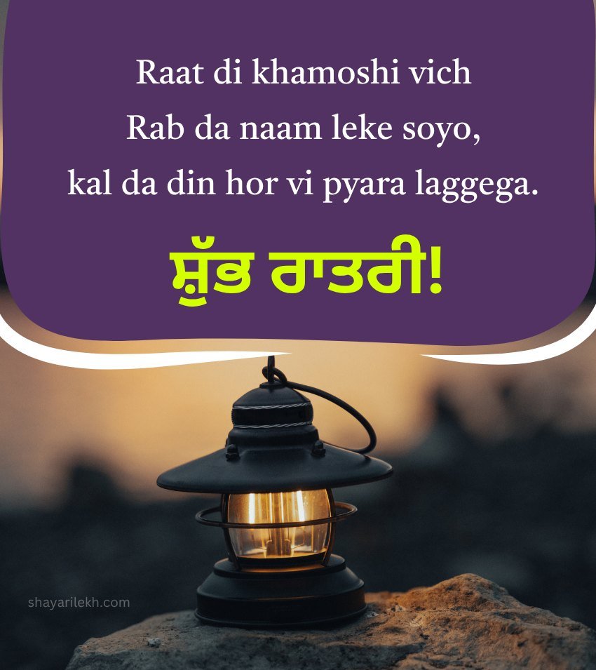 Punjabi Good Night Messages Images