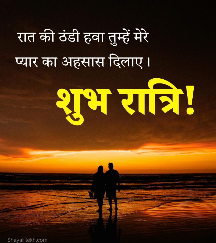 Romantic Good Night Quotes Hindi Images