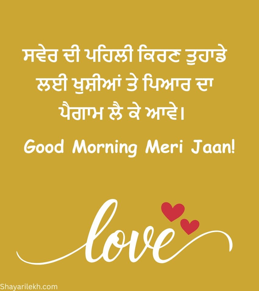 Cute Romantic Punjabi Greetings For Partner