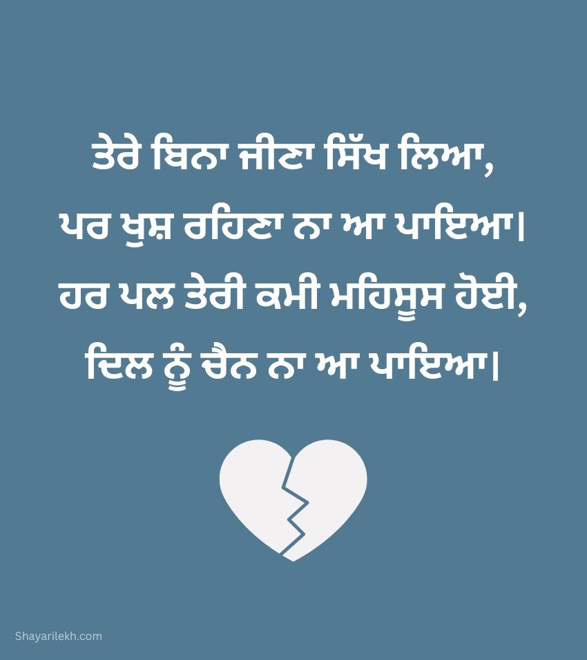 Emotional Alone Shayari in Punjabi