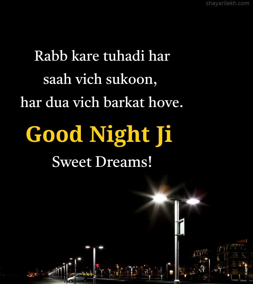 Punjabi Good Night Photos With Beautiful Quote