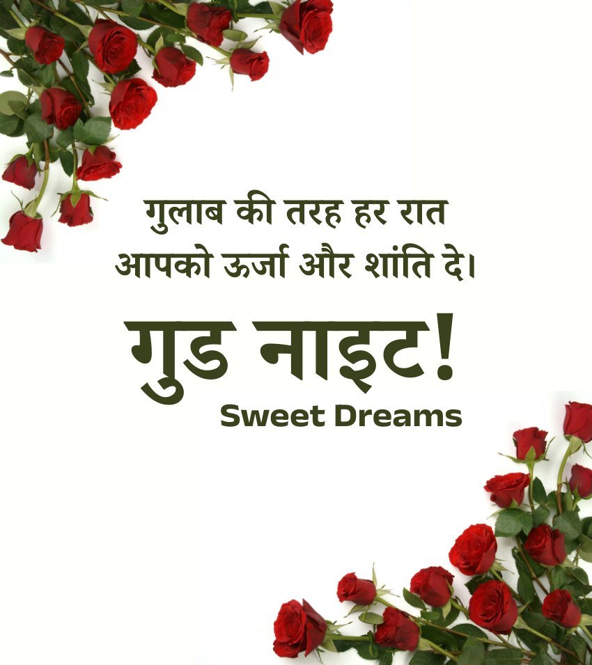 Sweet Rose Shubh Ratri SMS In Hindi