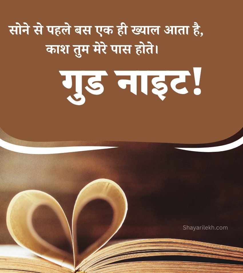Beautiful Hindi Good Night Wishes For Sharing