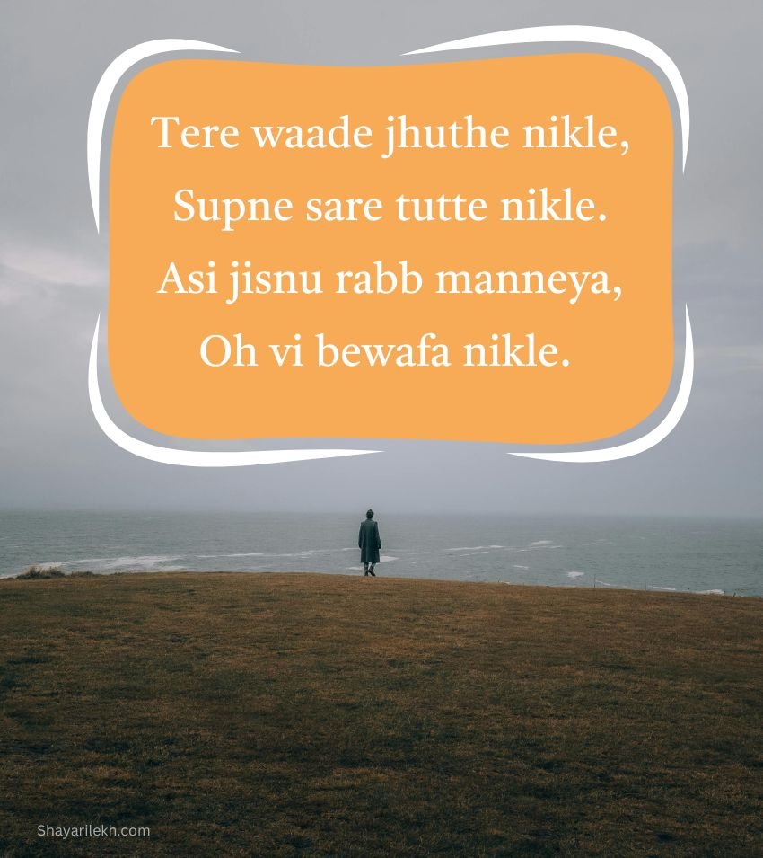 Punjabi Broken Heart Status Shayari