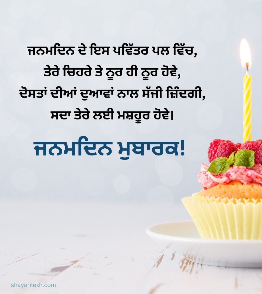 Best Happy Birthday Shayari In Punjabi