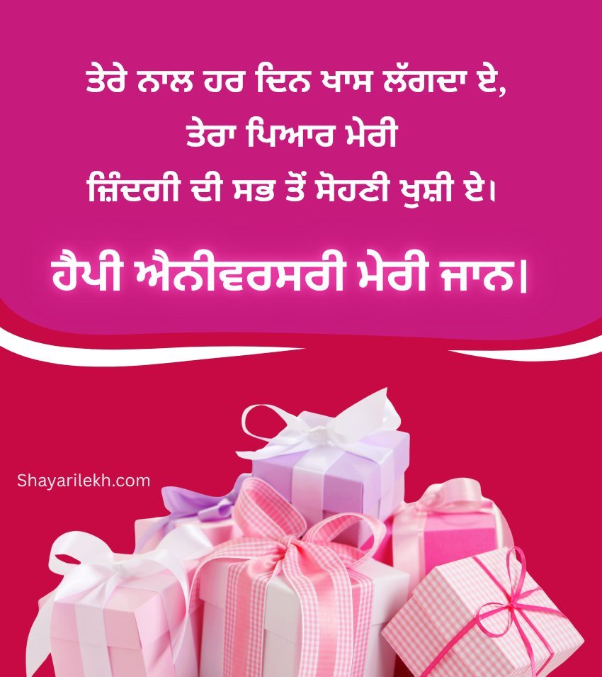 Unique Punjabi Anniversary Wishes With Love