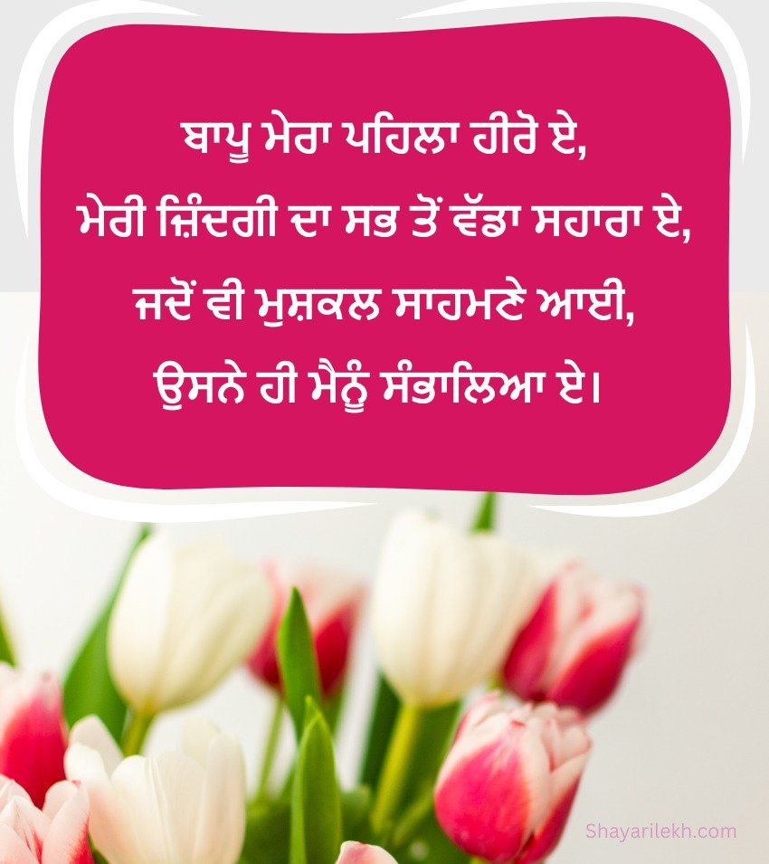 Shayari For Father In Punjabi