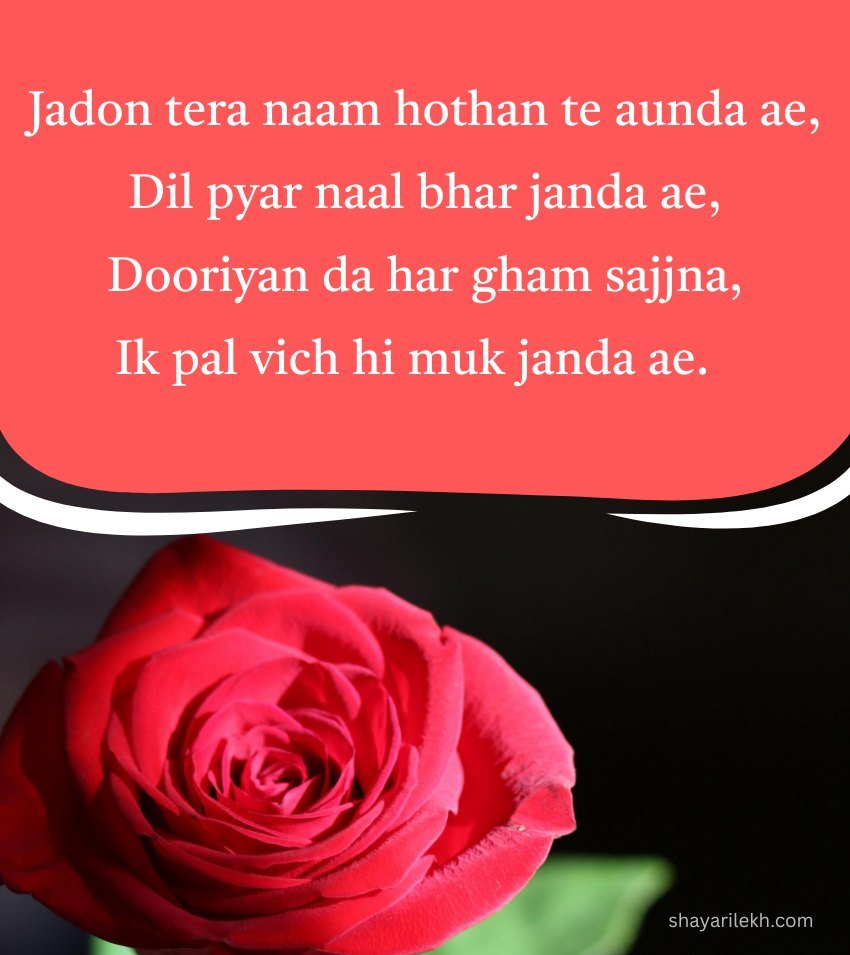 Latest Romantic Relationship Shayari In Punjabi for Love