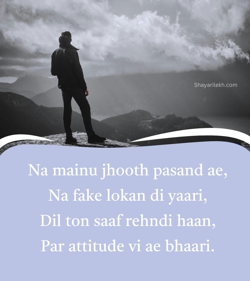Desi Attitude Captions in Punjabi Language