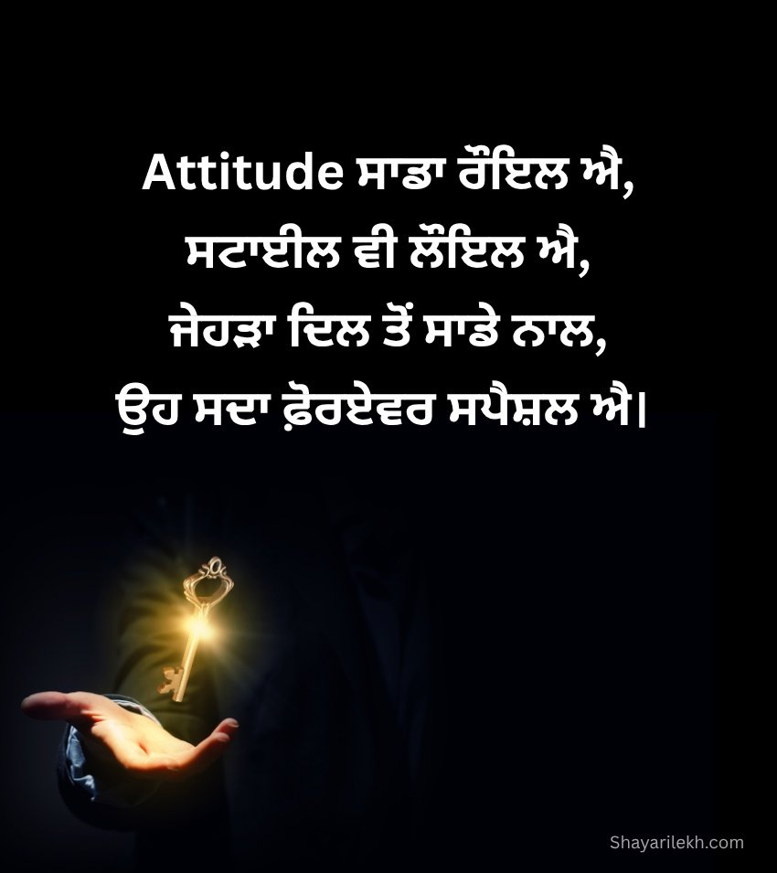 Punjabi Attitude Shayari for Girls