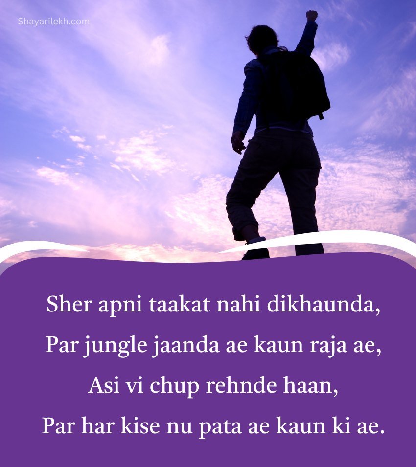 Punjabi Swag Attitude Shayari for Boys