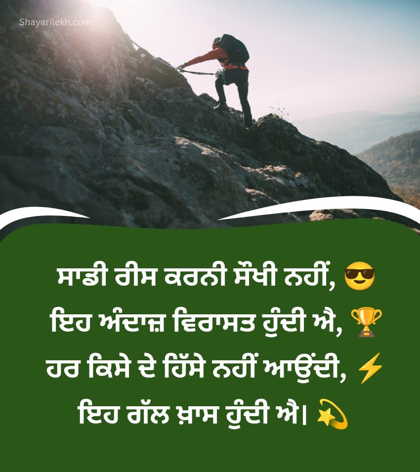 Punjabi Royal Boy Instagram Caption