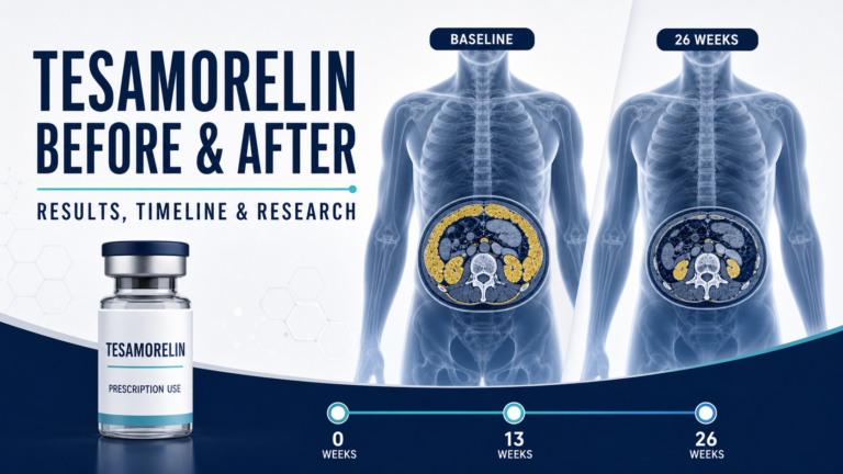 Tesamorelin Before and After: Results, Timeline & Research